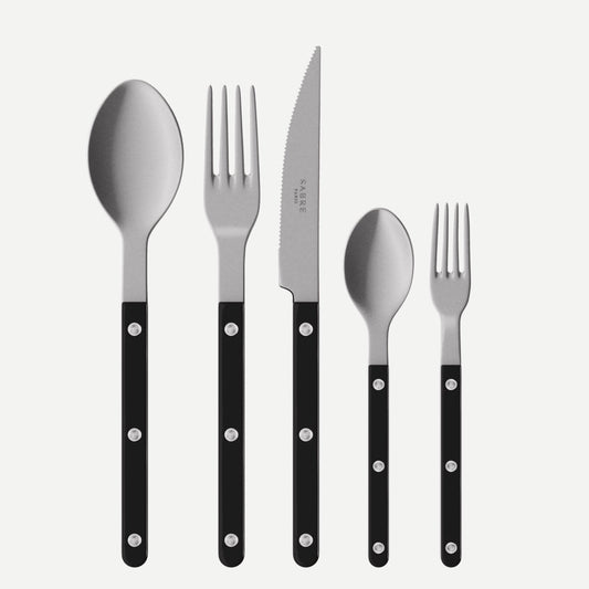 Sabre Paris Bistrot Vintage Besteck-Set Schwarz